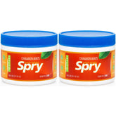 Spry Xylitol Cinnamon Mints two-pack front view showing fresh breath on the go