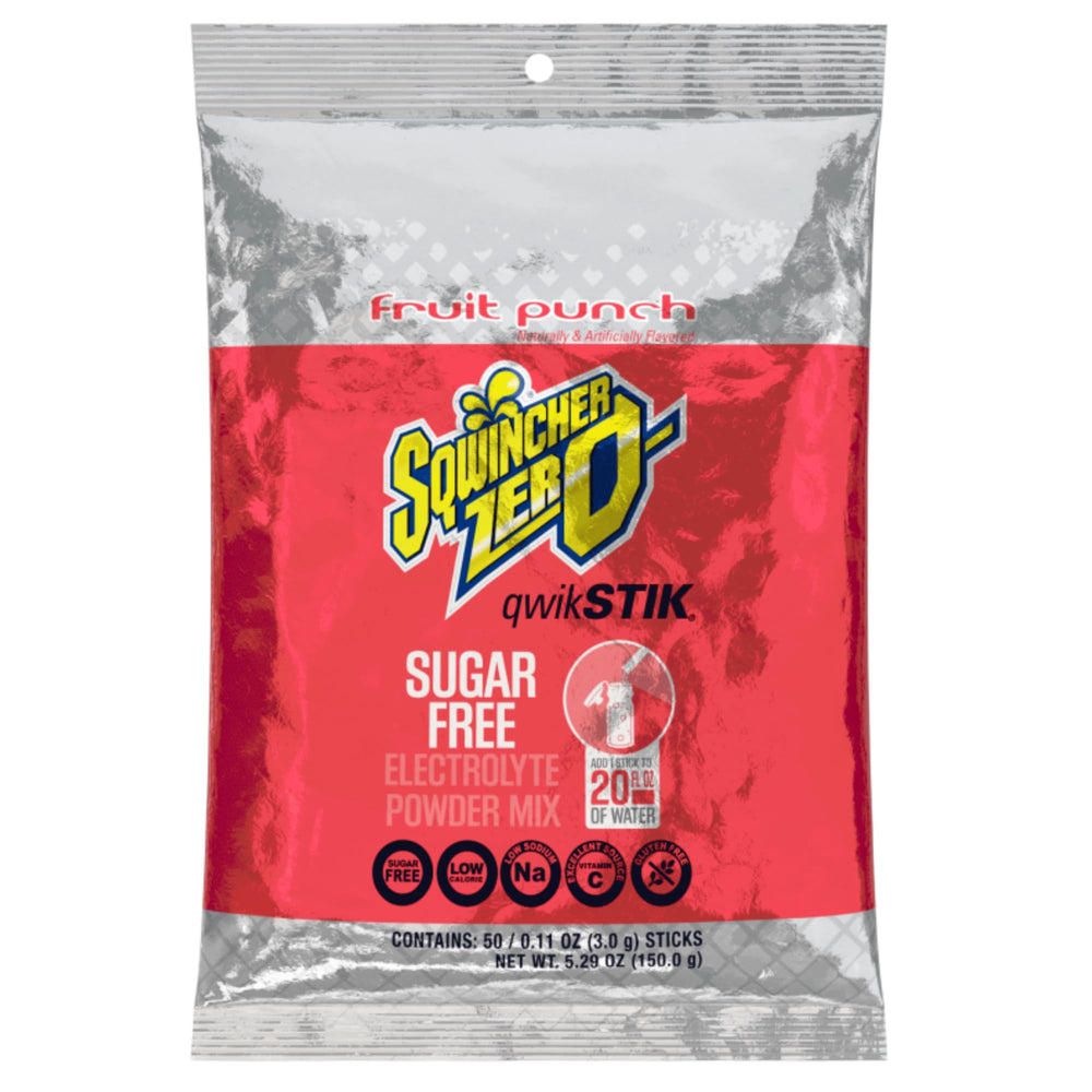 Sqwincher Qwik Stick Fruit Punch 0.11 oz stick ready to mix for hydration