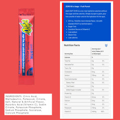 Sqwincher Qwik Stick Fruit Punch packaging shows convenient single-serve sticks