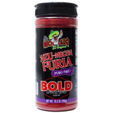 Sr. Michelado Azu-Mecha Furia Bold Spice packaging highlights vibrant flavor inspiration.