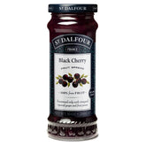 St. Dalfour Black Cherry Spread jar showcases 100% fruit flavor for toast or pastries.