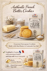St Michel La Grande Galette gift box with gold ribbon for premium presentation.