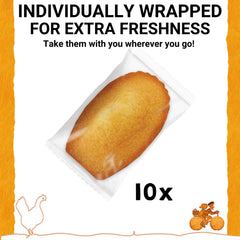 St Michel madeleines individually wrapped for on-the-go enjoyment