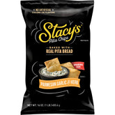 Stacy’s Pita Chips Parmesan Garlic & Herb bag, ready for a quick savory snack