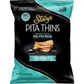 Stacy's Pita Thins Sea Salt bag—a crispy baked snack for on-the-go.