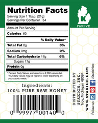 Stakich raw honey drizzle on toast highlights golden texture and flavor.