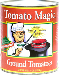 Stanislaus Tomato Magic ground tomatoes No 10 can ready-to-use sauce base