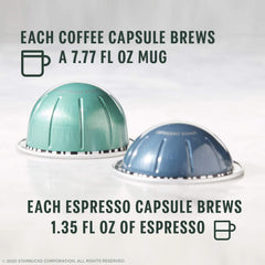 Starbucks Blonde Espresso Roast capsule for a brighter, balanced shot.