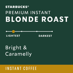 Chilled iced coffee using Starbucks Blonde Roast Premium Instant Coffee