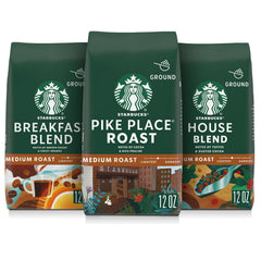 Starbucks Breakfast Blend 12oz bag ready for smooth mornings at home.