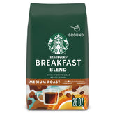 Starbucks Breakfast Blend 28 oz bag, ready for everyday coffee at home