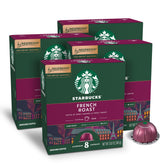 Starbucks by Nespresso Vertuo French Roast capsules in a 32-count pack for home brewing.