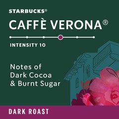 Starbucks Caffè Verona 7-8oz mug ready, offering a balanced, roasty aroma.