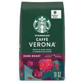 Starbucks Caffè Verona whole bean bag ready for versatile brewing