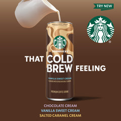 Starbucks Cold Brew Chocolate Cream recyclable can supports eco-friendly packaging