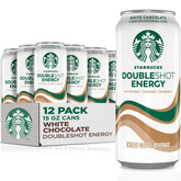Starbucks Doubleshot Energy Drink white chocolate can; convenient caffeine boost on the go.