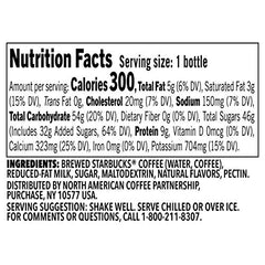 Starbucks Frappuccino Caramel bottle front view highlighting creamy milk