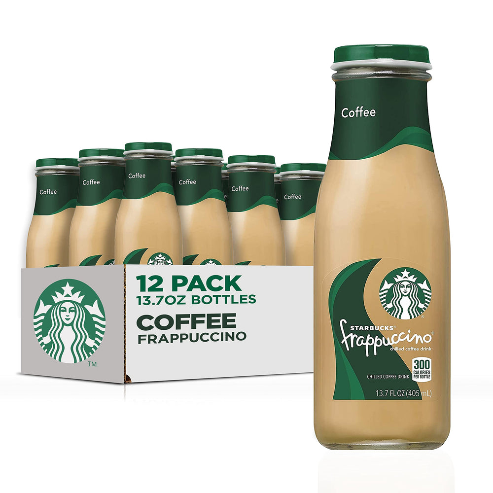 Starbucks Frappuccino coffee bottle ready-to-drink for on-the-go enjoyment.