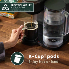 Starbucks Hazelnut K-Cup pod close-up with aromatic roast