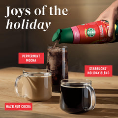 Starbucks holiday gift-ready packaging ideal for gifting coffee lovers.