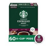 Starbucks Espresso Roast K-Cup pod for bold, café-style espresso at home.