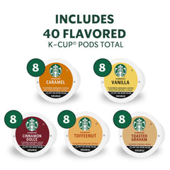 Starbucks K-Cup vanilla flavor pods offer velvety sweetness for comforting cups