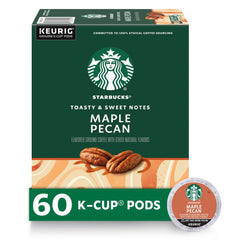 Starbucks Maple Pecan K-Cup box for convenient at-home brewing.