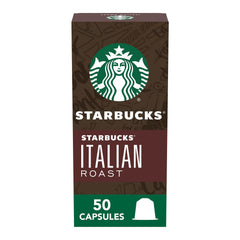 Starbucks by Nespresso Italian Roast pod close-up for a bold, flavorful cup.