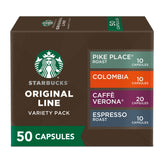 Starbucks by Nespresso Intense Pack box front offers a premium home espresso experience.