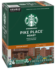 Starbucks Pike Place Roast K-Cup lid design variation signals packaging update, keep brewing