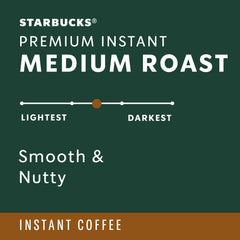 Starbucks Premium Instant Coffee hot cup ready in minutes