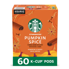 Starbucks Pumpkin Spice K-Cup pod, ideal for quick cozy autumn mornings