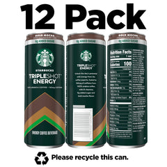 Starbucks Tripleshot with B vitamins supports daily energy metabolism