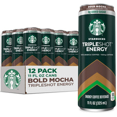 Starbucks Tripleshot iced mocha can for an on-the-go energy boost