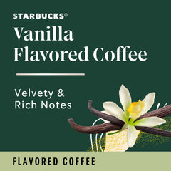 Starbucks Vanilla iced coffee poured over ice for a refreshing option.