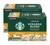 Starbucks Veranda Blonde K-Cup close-up for a mellow morning cup.