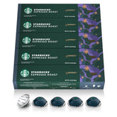 Starbucks Vertuo dark roast capsules pack for convenient at-home espresso.