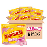 Starburst All Pink chewy Easter candy bag front for gifting and sharing.
