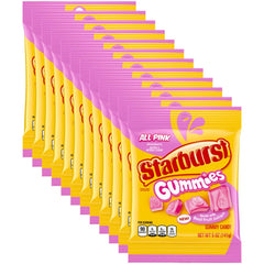 Starburst All Pink Gummies bulk box, ideal for parties and gift baskets.