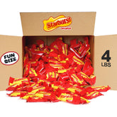 Starburst Fun Size bulk-pack four-pound box displayed for sharing at parties
