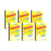 Starburst Singles To Go Lemon stick dissolving in water for quick flavor on the move