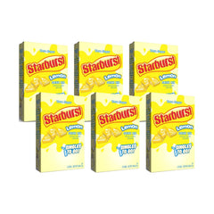 Starburst Singles To Go Lemon stick dissolving in water for quick flavor on the move