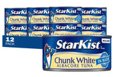StarKist albacore tuna in water front view can highlights protein-rich meal option