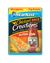 StarKist Chicken Creations Bold Buffalo Style pouch ready-to-eat for quick protein on the go.