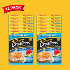 StarKist Chicken Creations Chicken Salad pouch is ready-to-eat, no opener or draining needed.