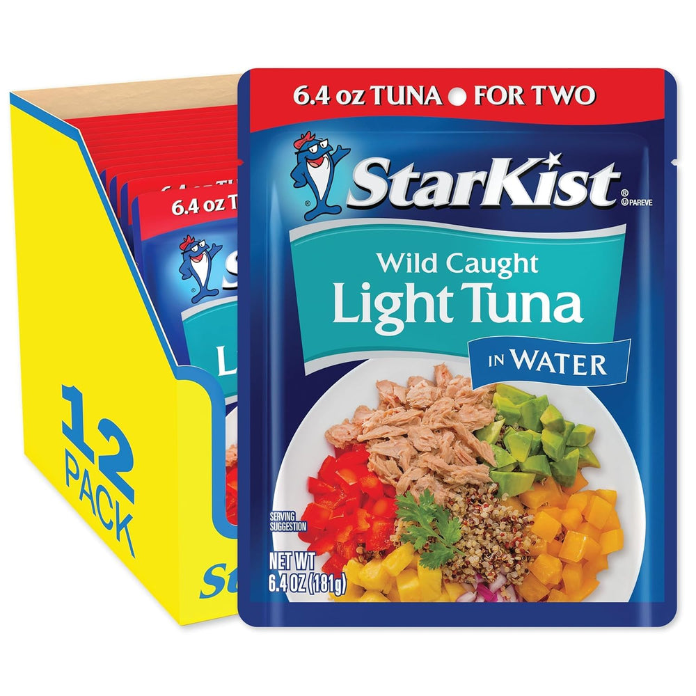 StarKist Chunk Light Tuna in Water pouch ready to eat for quick meals