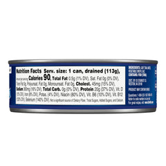 StarKist Chunk Light Tuna in Water served on a fork, ideal for salads.