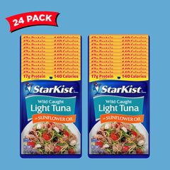 StarKist dolphin-safe tuna pouch provides protein with easy prep.