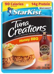 StarKist Honey BBQ tuna pouch ready to eat for quick salads and sandwiches