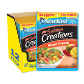 StarKist Salmon Creations Mango Chipotle pouch main image, ideal for on-the-go protein.